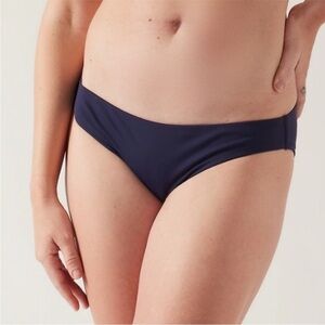 NWT! Athleta Navy Clean Medium Bikini Swim Bottom - Multiple 💙
